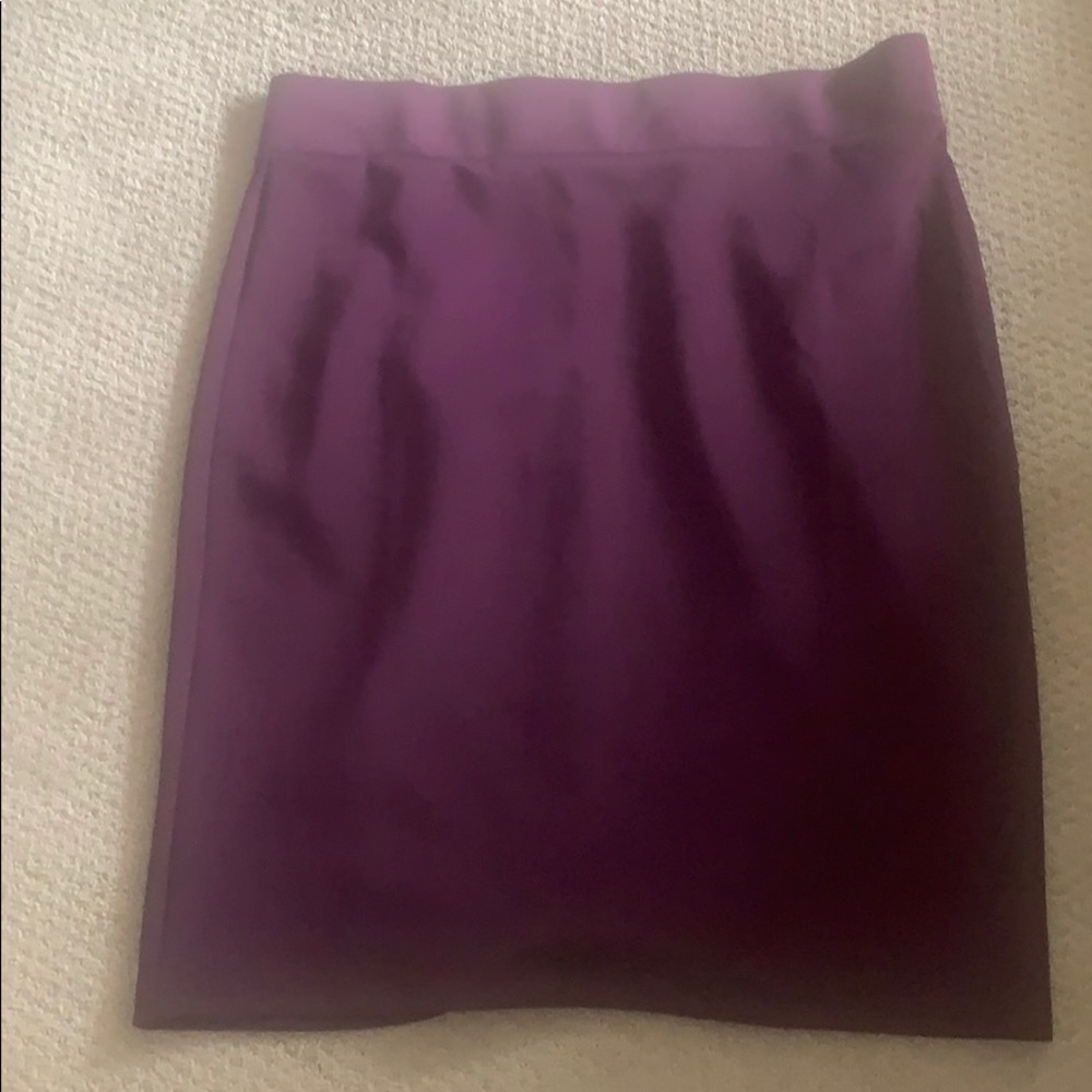 Size 22 Eloquii Purple Pencil Skirt